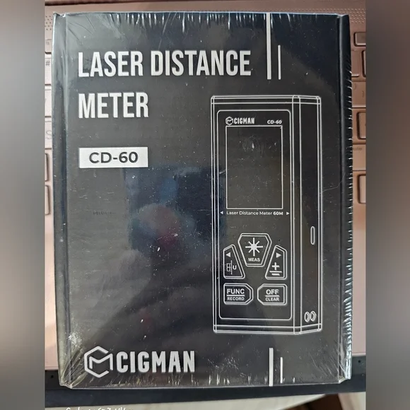 NIB Cigman Laser Distance Meter CD-60 - Picture 1 of 8